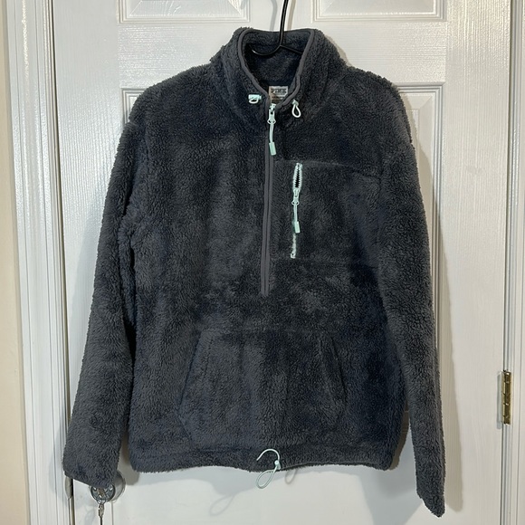 <3 Victoria’s Secret Pink Sherpa Sweatshirt S size - Picture 1 of 8